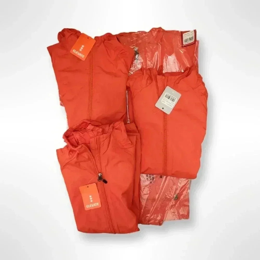 Elevate Packable Jacket Orange - Size XS - 5 for $30 ($6 Each) - Brand  new